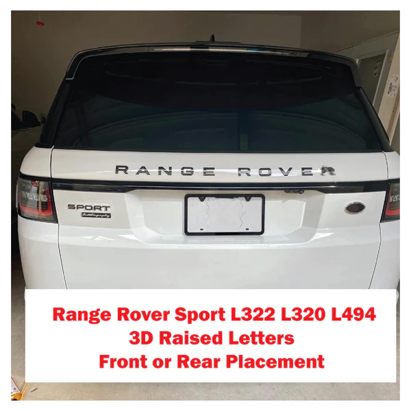 Range Rover Sport L322 L320 L494 Raised ABS Emblem